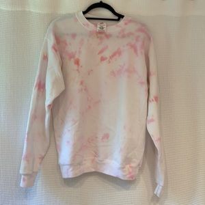 Self tie dye crew neck Hanes